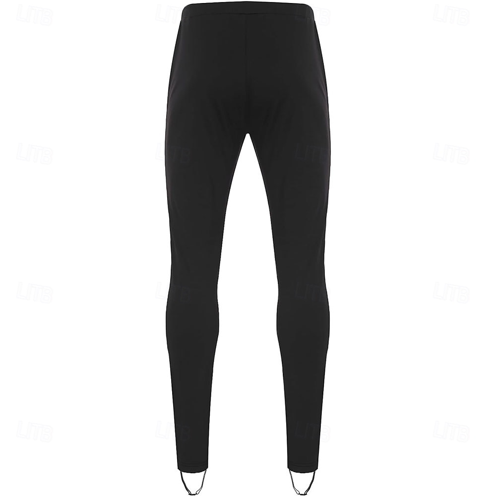 Pantalones de patinaje artístico Hombre Patinaje Sobre Hielo Prendas de abajo Negro Retazos Alta elasticidad Entrenamiento Competición Ropa de Patinaje Clásico Cristal / Strass Patinaje sobre hielo 2026 - $89.99 –P3