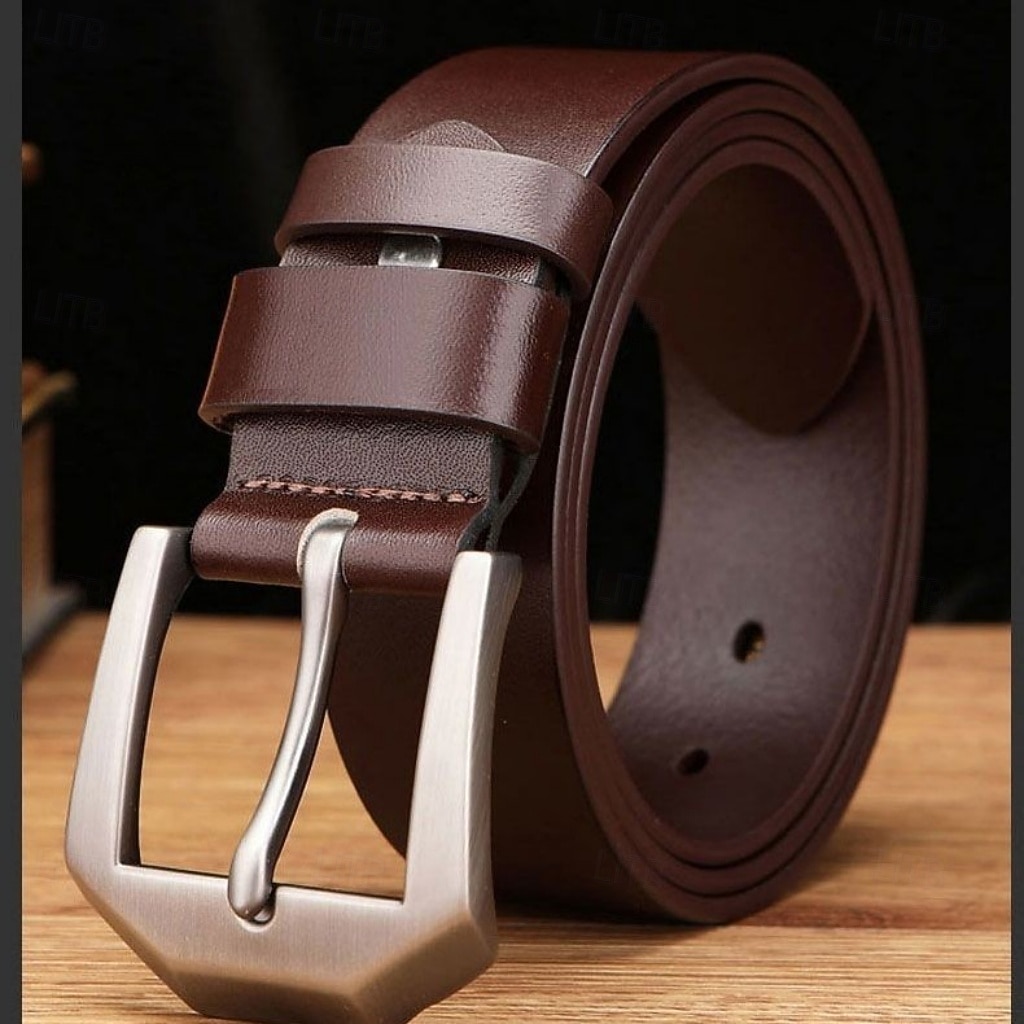 Bărbați curea Crom PU Șic Stradă Contemporan Timp Liber Culoare solidă A01 A02 Zilnic Afaceri Oficial Curea Talie 2026 - $4.49 –P3