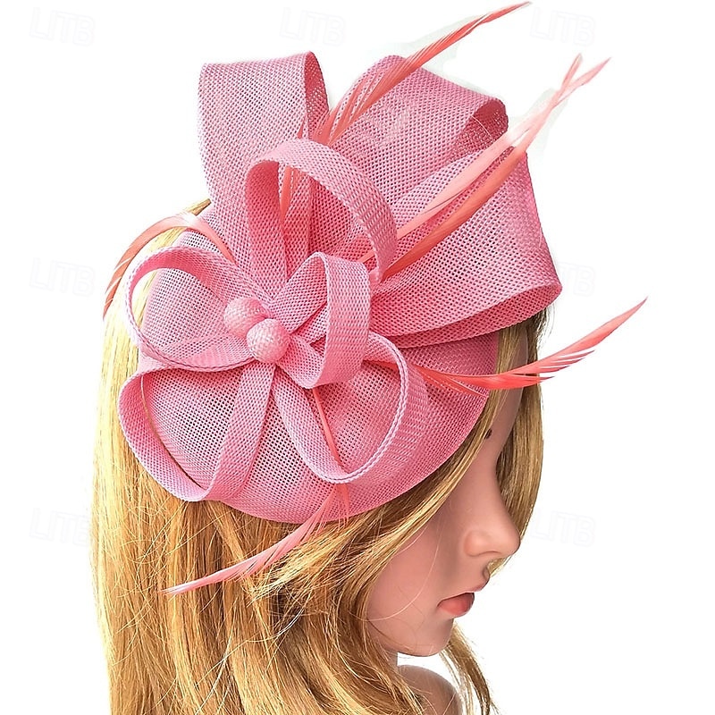 Fascinators Fabric Wedding Birthday Elegant Vintage Cute With Feather Headpiece Headwear 2026 - $17.49 –P5