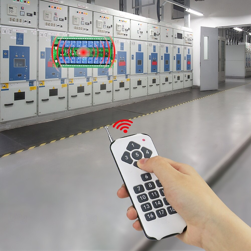 DC12V 24V 18CH Wireless Remote Control Switches Learning Code Relay Receiver 10A Relay 433mhz 2026 - $61.99 –P4