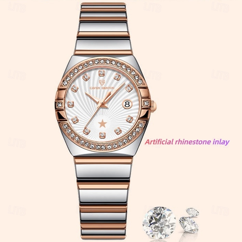 Ladies' Watches Are High-end Authentic Luxury Hot Selling Ladies' Quartz Watches with Artificial Rhinestone Inlay, The Best Gift Choice for Ladies' Birthdays, Holidays, and Anniversaries 2026 - $31.99 –P7