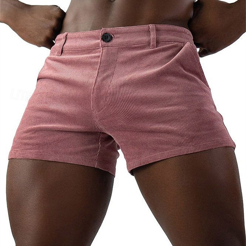Homme Short Burmuda Shorts de Travail Avec Poches Uni Confort Respirant Longueur Genou Extérieur Affaires Mode Occasionnel Rose Claire bleu marine de 2026 ? $20.99 –P7