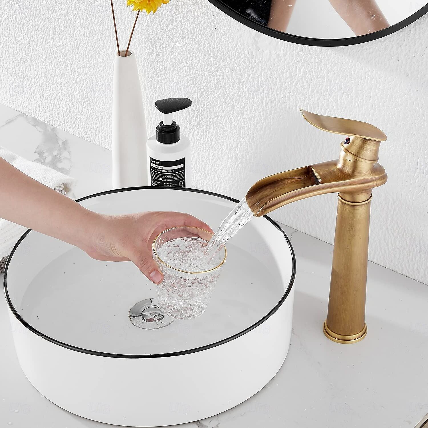 Ванная раковина кран - Классический Старая латунь Внешнее крепление Одной ручкой одно отверстиеBath Taps 2026 - kr.2347 –P6