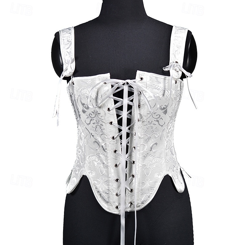 Medieval Renaissance Cottagecore Corset Bodice Viking Peasant Lace up Fancy Dress Women's Celtic Fantasy Halloween Carnival Performance LARP Ren Faire Adults' Corset 2026 - $31.99 –P18