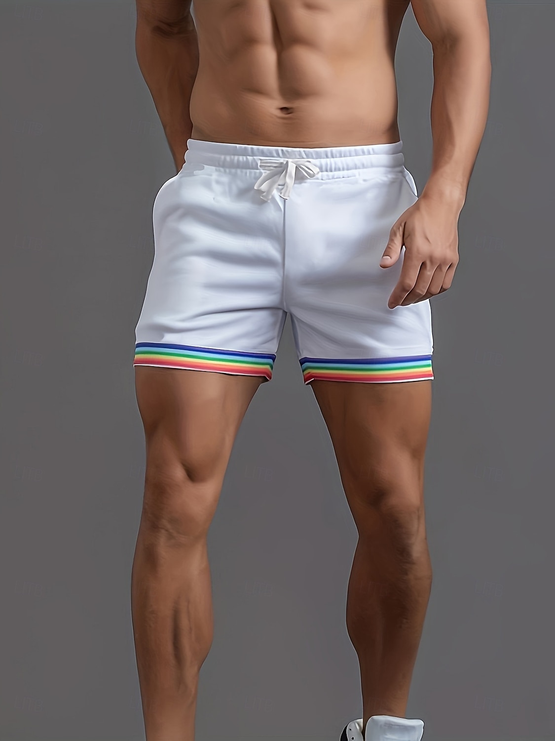Homme Actif Shorts de survêtement Shorts Short décontracté Avec Poches Taille Élastique Pur Couleur Pleine Séchage Rapide Sport Court Extérieur Salle de sport Entraînement Sports Sport Rouge Gris de 2026 ? $16.49 –P9