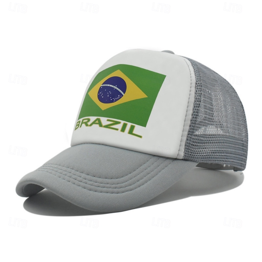 בגדי ריקוד גברים כובע בייסבול כובע שמש פול שחור פּוֹלִיאֶסטֶר טלאים אופנתי סגנון רחוב יום יומי יומי בָּחוּץ חופשה דגל ציטוטים ואמירות הגנה מפני השמש קרם הגנה נשימה 2026 - $4.49 –P5