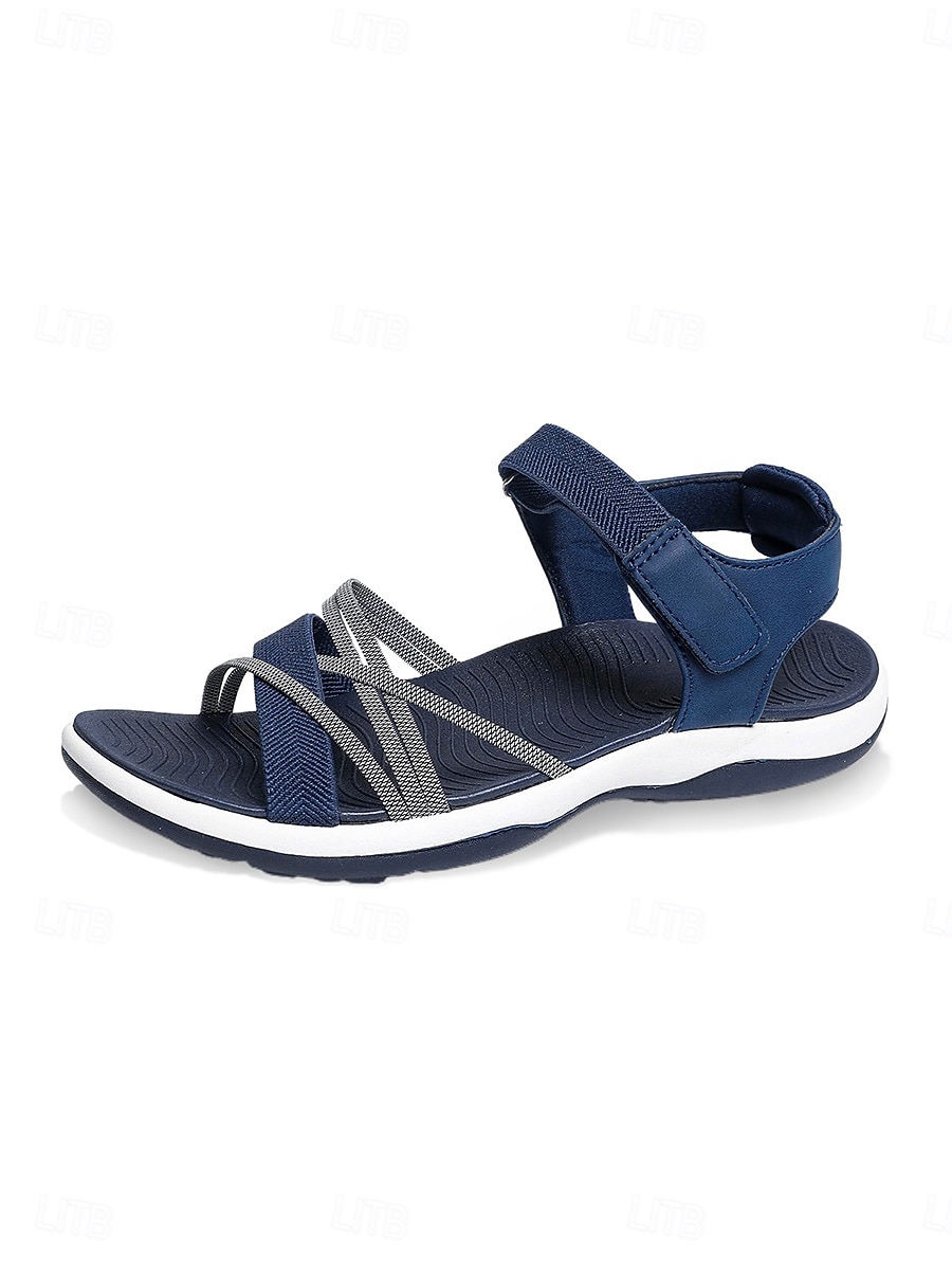 Women's Outdoor Sport Sandals with Magic Tape Straps, Comfortable Walking Shoes for Hiking, Beach and Casual Outdoor Adventures 2026 - $26.99 –P1