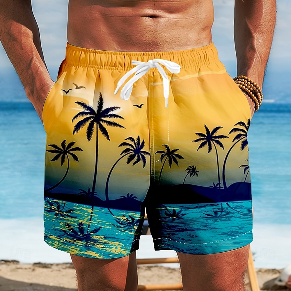 Per uomo Albero di Cocco Piante Tropicali Costumi da bagno Costumi da bagno Pantaloncini da bagno Pantaloncini da Surf Misura del girovita medio Hawaiano Vacanza al Mare Tasche Laterali fodera in del 2026 a $20.99 –P1