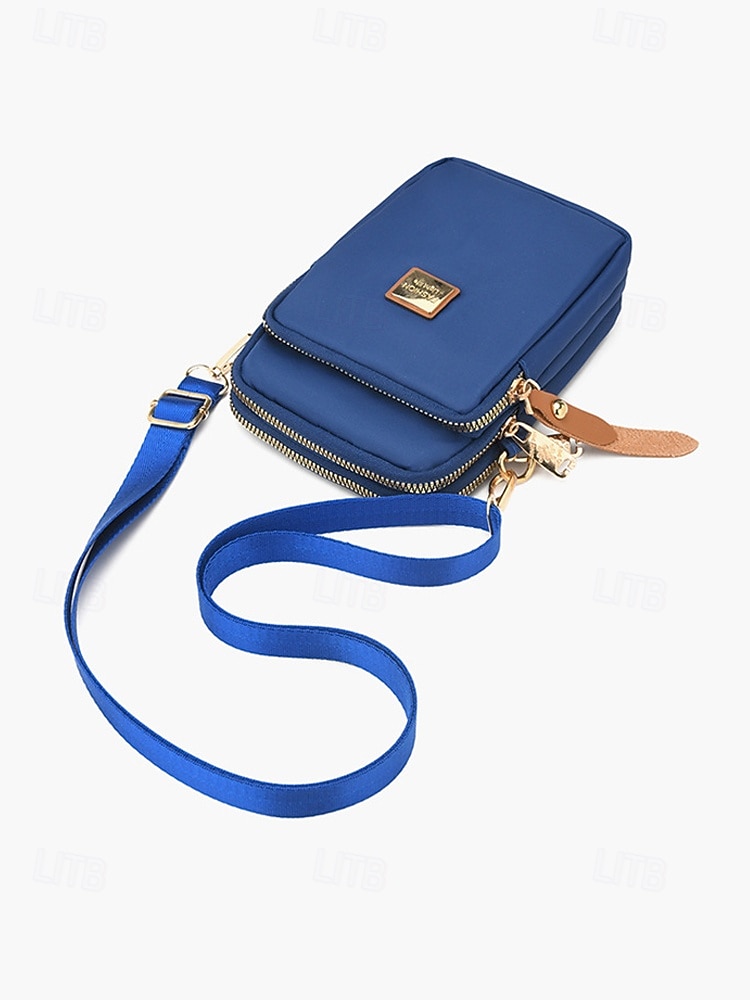 Dámská nepromokavá nylonová crossbody taška na telefon s více kapsami, nastavitelným popruhem, malá kabelka přes rameno pro běžné každodenní nošení, cestování, chůzi, běh a sport 2026 - $11.99 –P7
