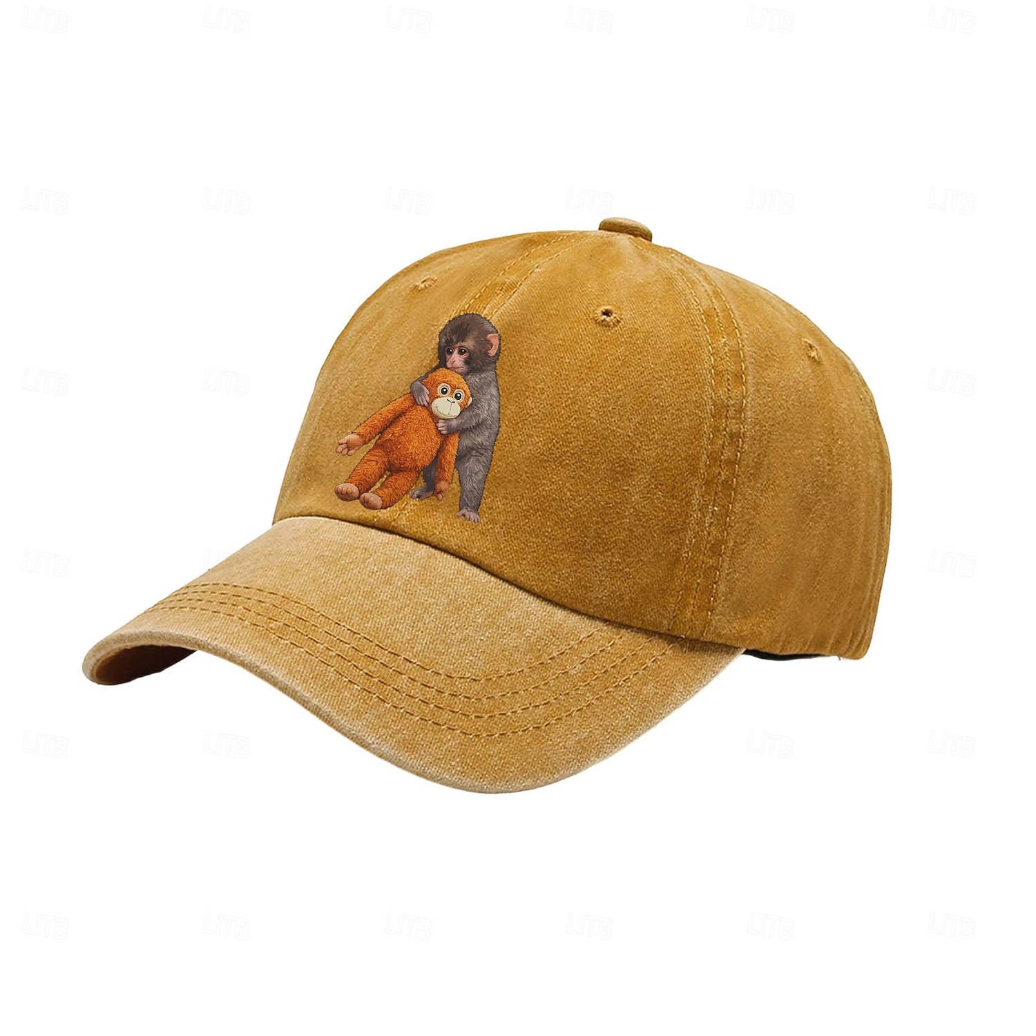 Tým Punch Monkey Meme Baseball Cap vtipná vintage praná bavlněná nastavitelné čepice pro muže a ženy 2026 - $16.99 –P12