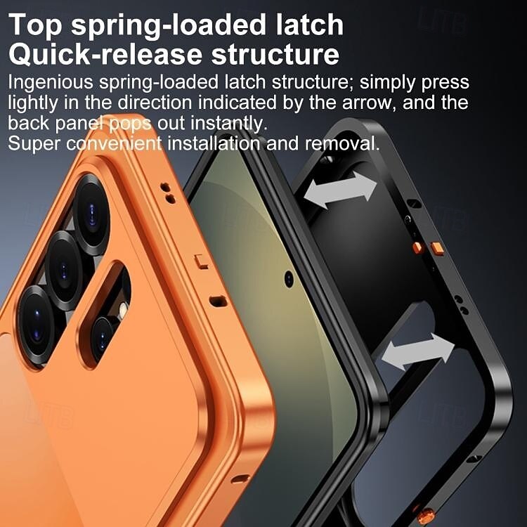 Phone Case For Samsung Galaxy S26 Ultra S25 Ultra S24 Ultra S23 Ultra Back Cover Detachable Magnetic Metal 2026 - $22.99 –P5