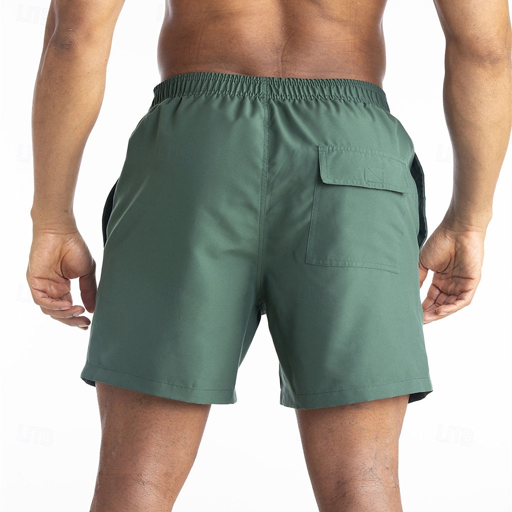 Per uomo Shorts Shorts da Spiaggia Pantaloncini casual Coulisse Tasca Elastico in vita Semplice Impermeabile Comodità Corto Casuale All'aperto Vacanza Vacanza Moda Blu azzurro cielo Micro-elastico del 2026 a $25.99 –P16