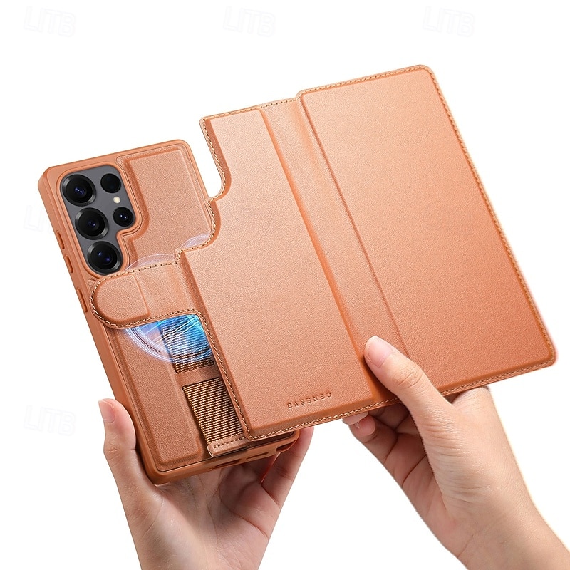 Phone Case For Samsung Galaxy S26 Ultra Plus S25 Ultra Plus S25 Edge S24 Plus Wallet Case with Stand Holder Full Body Protective Shockproof TPU PU Leather 2026 - $23.99 –P15