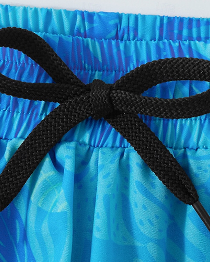 Per uomo Medio spessore Costume da bagno Costume da Bagno Floreale Tropicale Coulisse 2 in 1 Con Fodera a Compressione Asciugatura Rapida Elastico Traspirante Senza Maniche Costume da Bagno Pantaloni del 2026 a $15.49 –P4