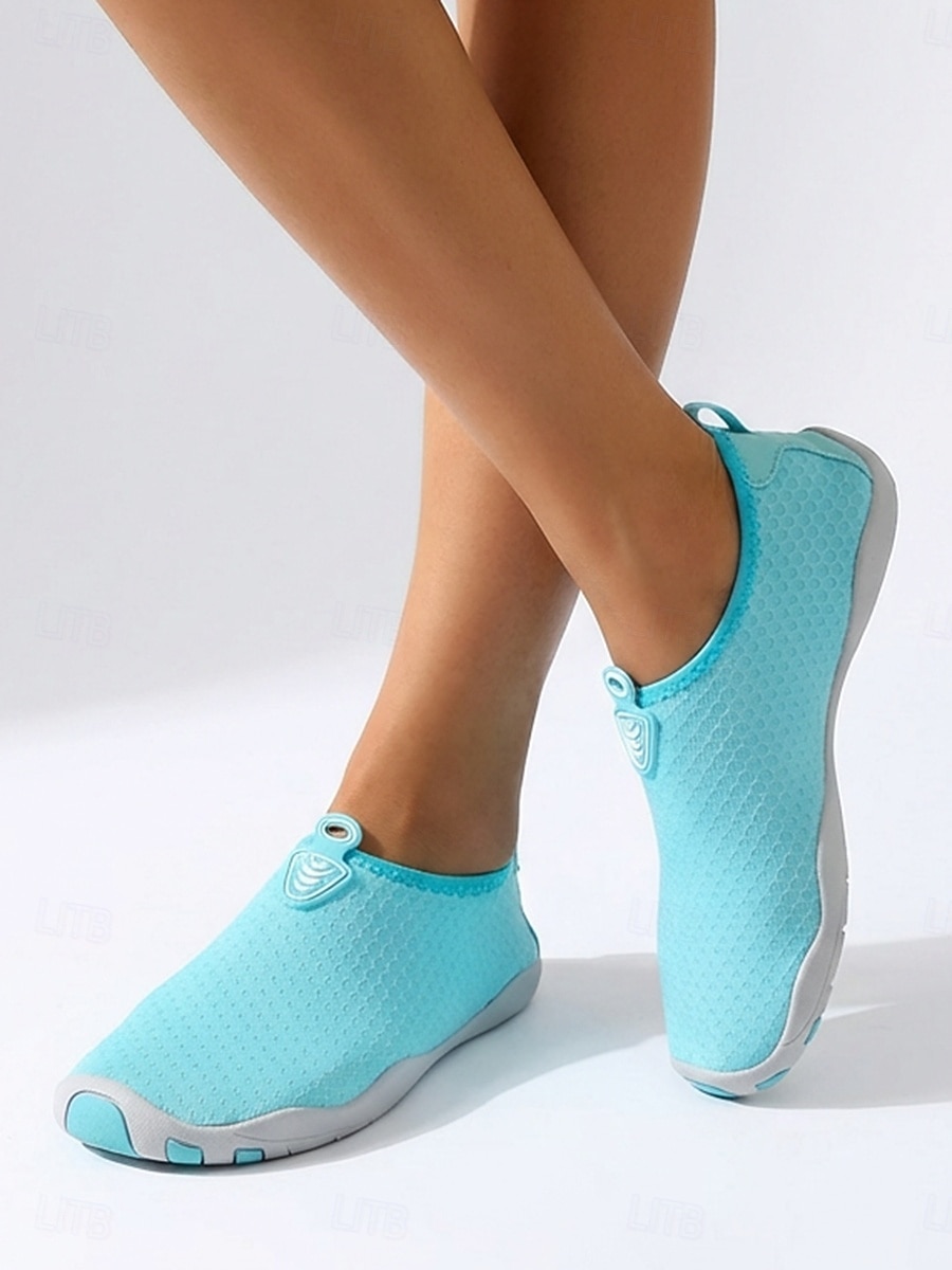 Chaussures aquatiques bleues imperméables pour femmes, à séchage rapide, respirantes, légères et antidérapantes, idéales pour la randonnée, la plage, le surf et les excursions en rivière. &aventures de 2026 ? $24.99 –P2