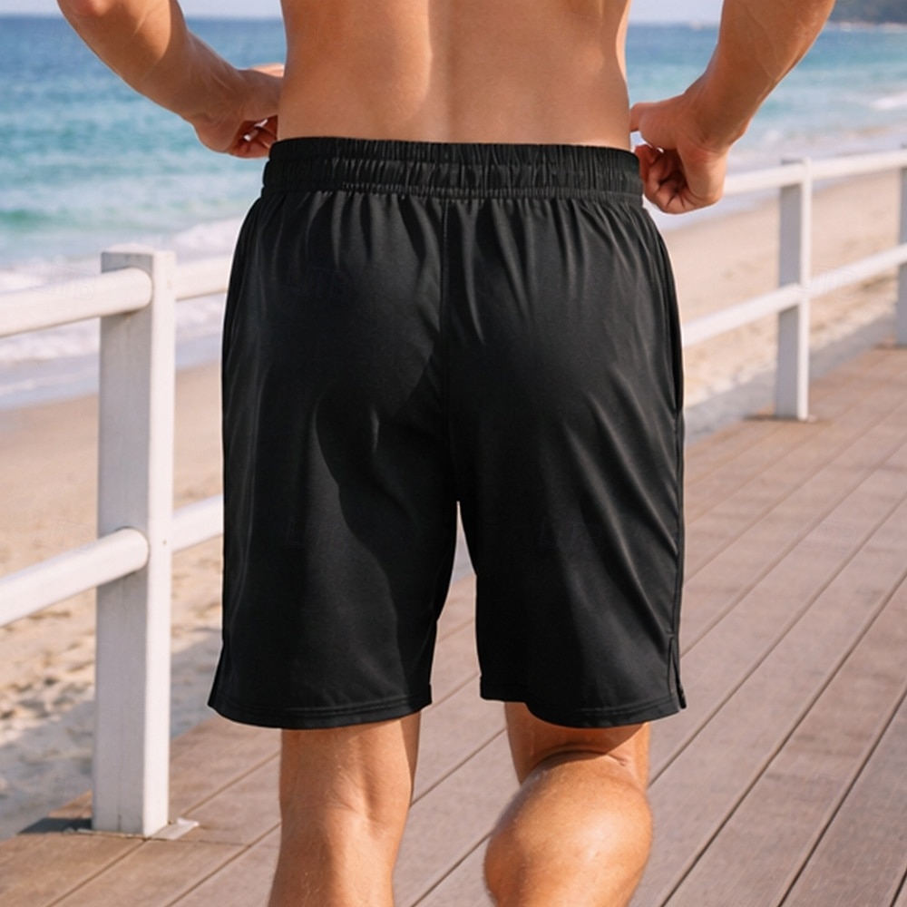 Voor heren Hardloopshorts Atletische shorts Sportbroek Trekkoord Zak Short / Broekje Casual Dagelijks Buiten Zomer Reflecterend Lichtgewicht Ademend Sportschooltraining Joggen Hardlopen Normale 2026 - $13.99 –P4