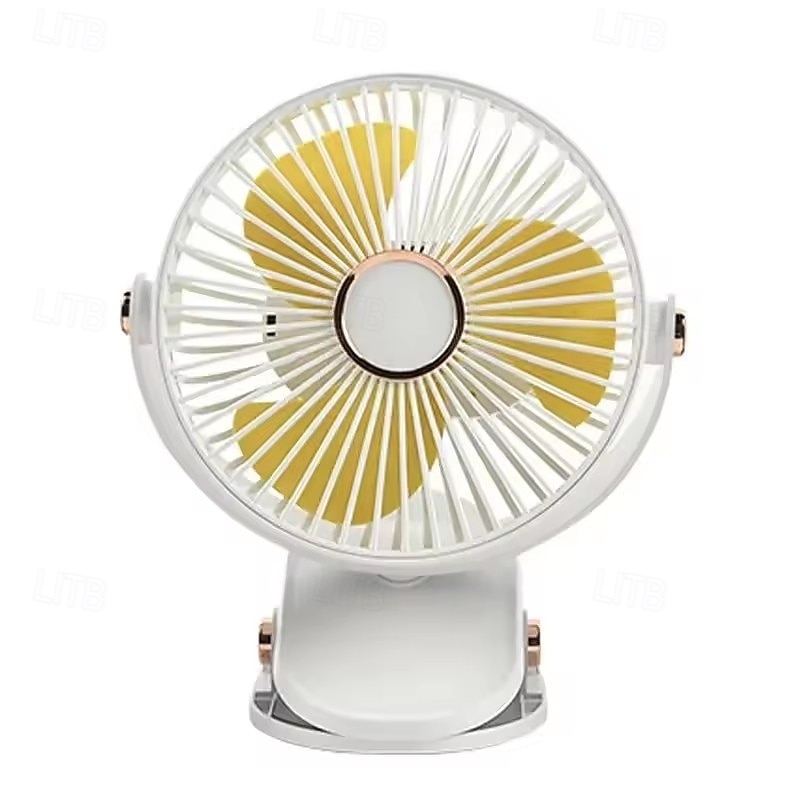 Wentylator 4 w 1 z klipsem i lampką nocną LED, przenośny, biurkowy &Wentylator ścienny, wentylator osobisty z długą żywotnością baterii i 5 prędkościami, cichy, mały wentylator chłodzący do łóżka w 2026 - $34.99 –P2