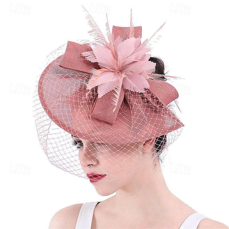 Fascinators Net Wedding Birthday Elegant Vintage Cute With Feather Tulle Headpiece Headwear 2026 - $22.99 –P1