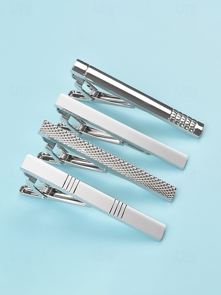 Мужские зажимы для галстука из сплава – разнообразные модели, элегантный дизайн, идеально подходят для свадеб, вечеринок и деловых поездок. 2026 - kr.92 –P4