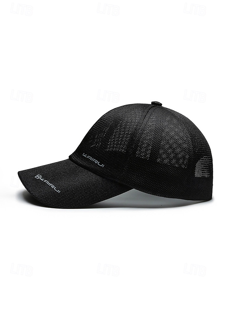 Ademende mesh pet voor heren, verkrijgbaar in verschillende kleuren, lichtgewicht en geventileerd, ideaal voor dagelijks gebruik, buitensporten en vakantiereizen. 2026 - $11.99 –P6