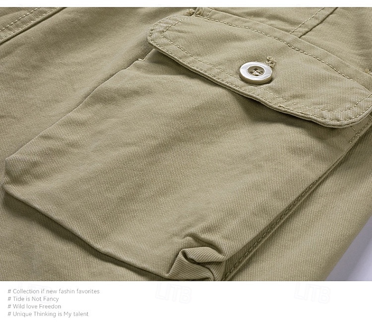 Bărbați Pantaloni de marfă Pantaloni Scurți Cargo Pantaloni Scurți Pantaloni scurți casual Buzunar Simplu Confort Lungimea genunchiului Casual În aer liber Haine de strada Modă Șic Stradă Negru 2026 - $35.99 –P9
