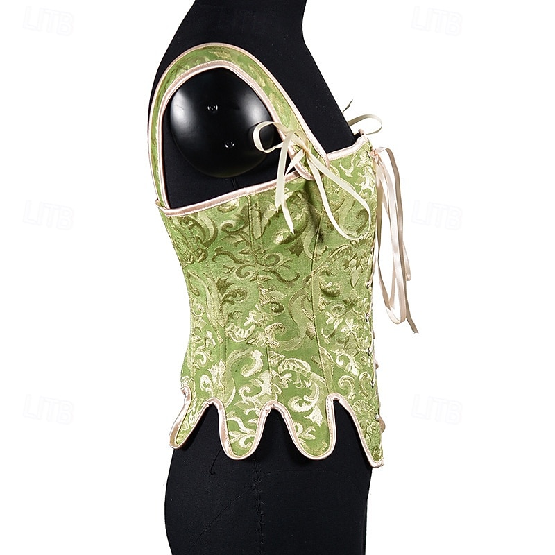 Medieval Renaissance Cottagecore Corset Bodice Viking Peasant Lace up Fancy Dress Women's Celtic Fantasy Halloween Carnival Performance LARP Ren Faire Adults' Corset 2026 - $31.99 –P4
