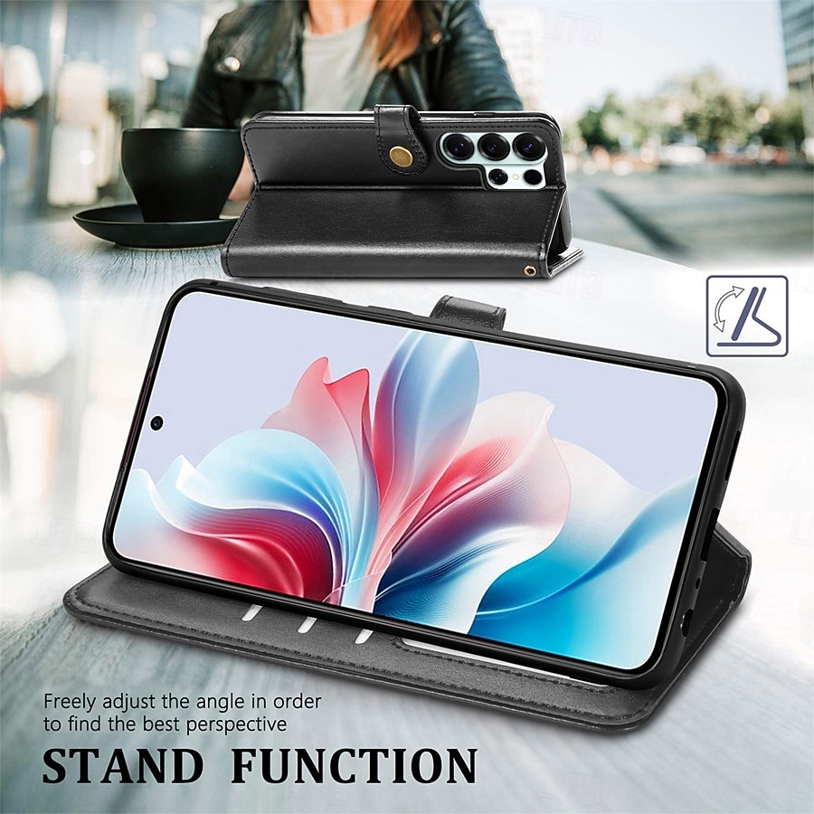 Phone Case For Samsung Galaxy S26 S26 Plus S26 Ultra Wallet Case Flip Cover with Wrist Strap Kickstand Retro TPU PU Leather 2026 - $14.99 –P5
