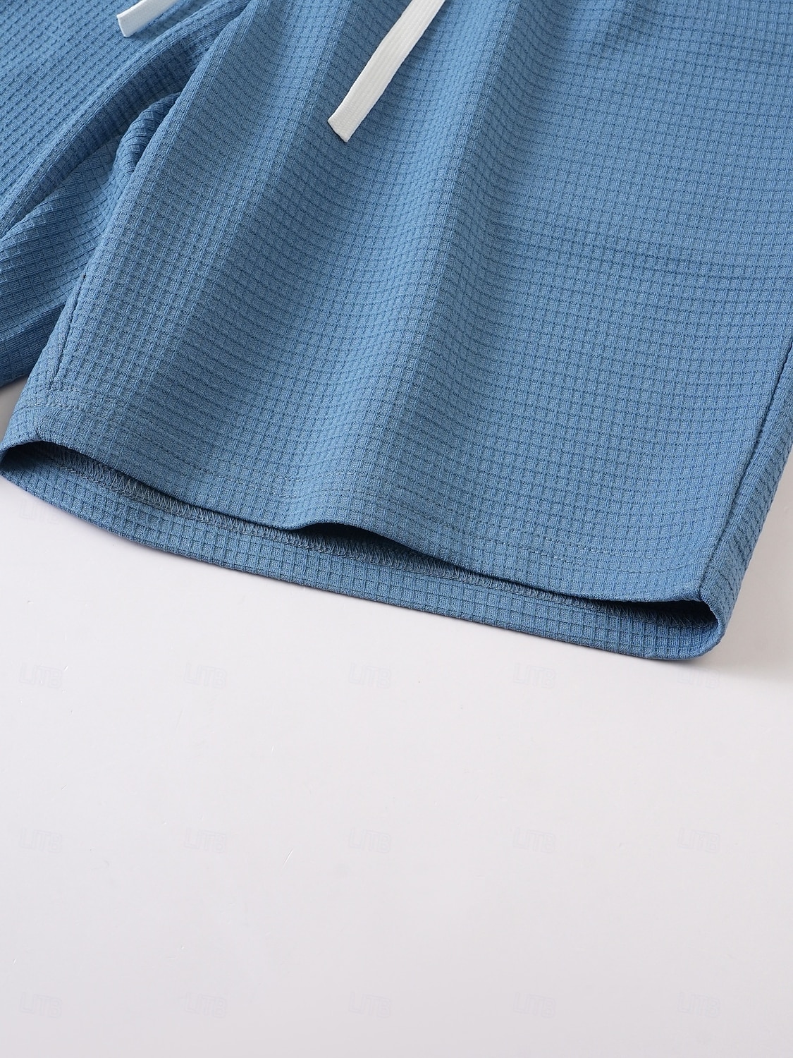 Per uomo Pantaloncini Waffle Shorts Pantaloncini casual Tasca Elastico in vita Semplice Trama Comodità Traspirante Sopra il ginocchio Casuale All'aperto Spiaggia Vacanza Moda Nero Bianco del 2026 a $21.99 –P7