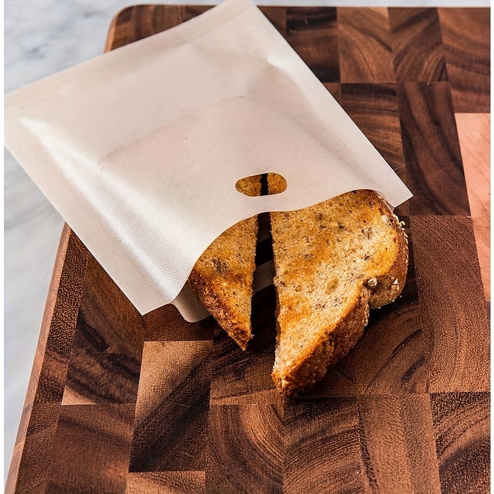 10 Pcs Extra Large Reusable Toaster Bags, Heat Resistant Toaster Bags for Grilled Cheese Sandwiches works on Toaster, Ovens, Washable Toast Bags for Toast Sandwich Panini Snacks 2026 - $28.99 –P3