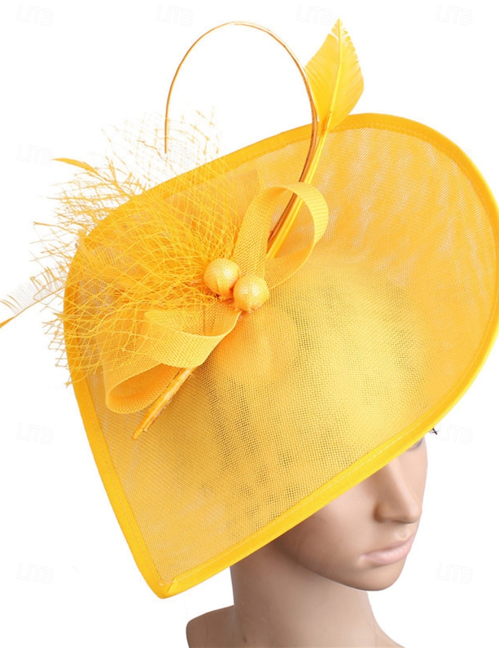 Fascinators Polyester Wedding Birthday Vintage Cute Retro With Feather Headpiece Headwear 2026 - $28.99 –P3