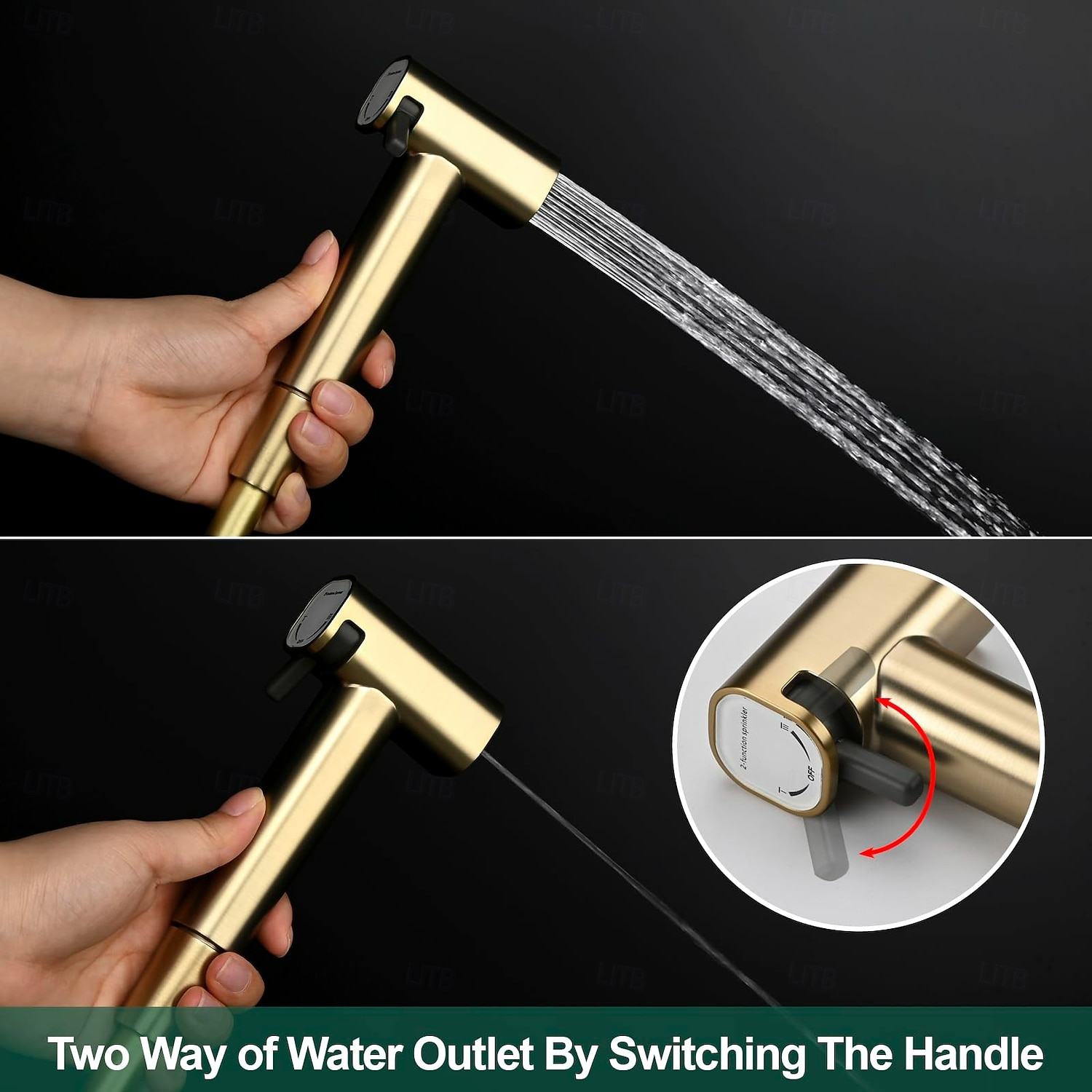 סט ריסוס בידה חם וקר מוסתר לאסלה, מרסס בידה ידני לאסלה, מרסס בידה ידני לשירותים, מים חמים 2026 - $261.24 –P1