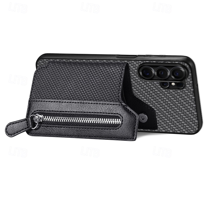 Phone Case For Samsung Galaxy S26 S25 Edge S24 FE S23 S22 Plus  Ultra A56 A36 A26 A16 A06 Wallet Case with Stand Holder Shockproof TPU PU Leather 2026 - $14.99 –P12