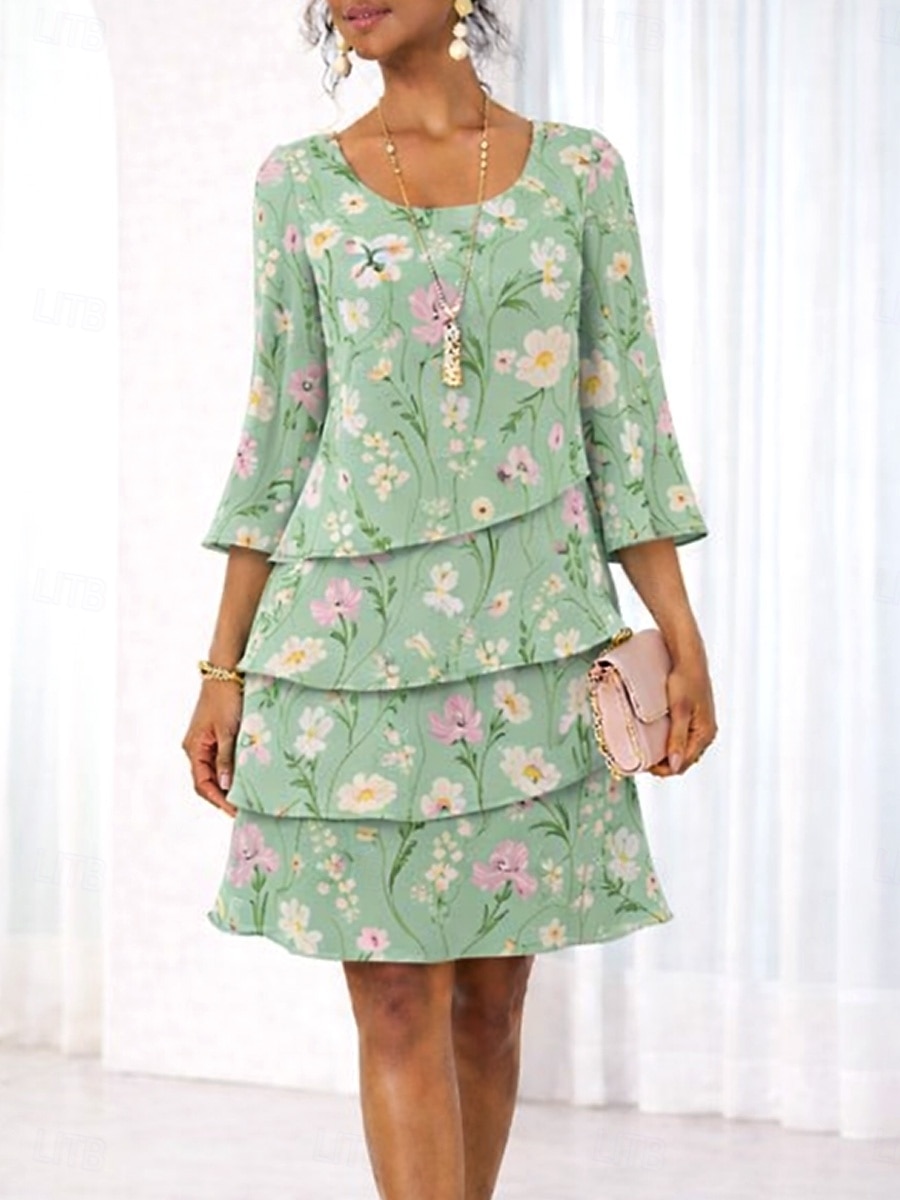 light green shift dress SonxaHe Womens Rolled Sleeve V Neck Button Dress Casual Vacation Short Shift Dress Light Green S