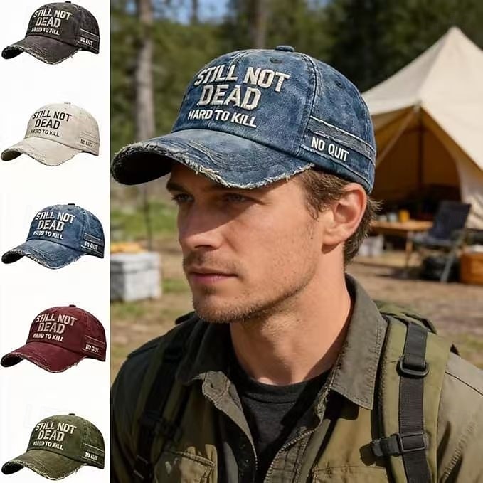 Cappellino da baseball Still Not Dead per uomo, cappello regolabile Hard to Kill, cappello da papà con umorismo vintage, cappello sportivo casual per esterni, cappello da baseball resistente in stile del 2026 a $21.99 –P1