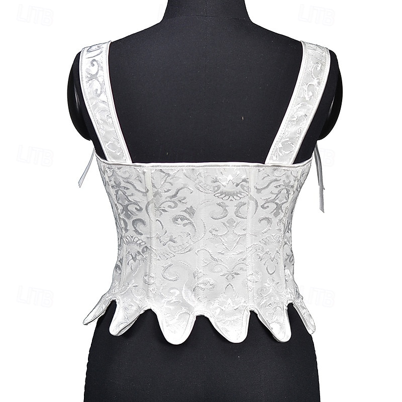 Medieval Renaissance Cottagecore Corset Bodice Viking Peasant Lace up Fancy Dress Women's Celtic Fantasy Halloween Carnival Performance LARP Ren Faire Adults' Corset 2026 - $31.99 –P17