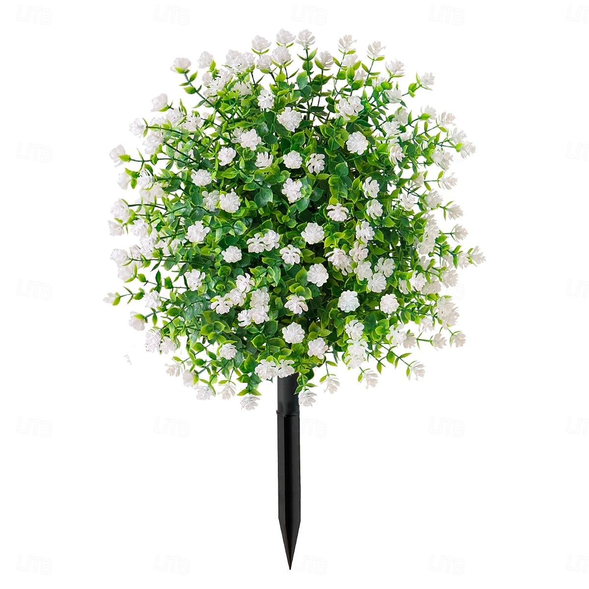 Estaca de flor artificial de 56 cm (22 polegadas) para decoração de jardim com camélias multicoloridas. &Decoração de jardim em plástico resistente que não desbota, para todas as estações. de 2026 por $25.99 –P6