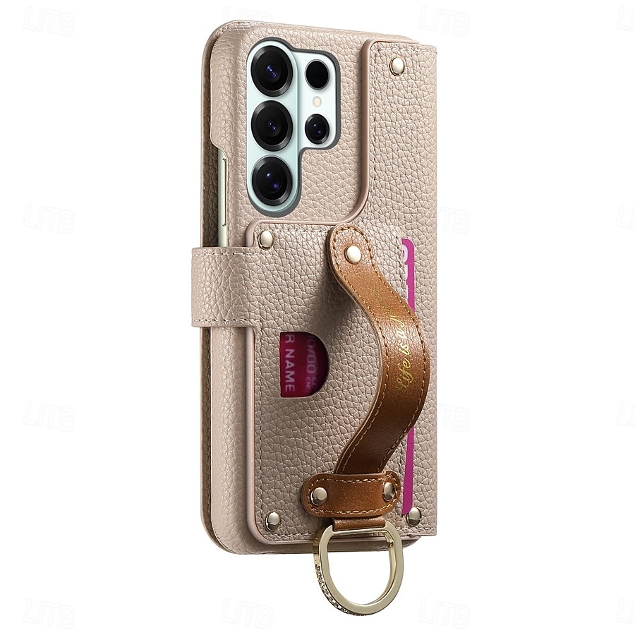 teléfono Funda Para Samsung galaxia S26 S26 Plus S26 Ultra Tarjetas billetera Gire la tapa Cremallera con correa de muñeca Caballete Retro TPU Cuero de PU 2026 - $18.99 –P4