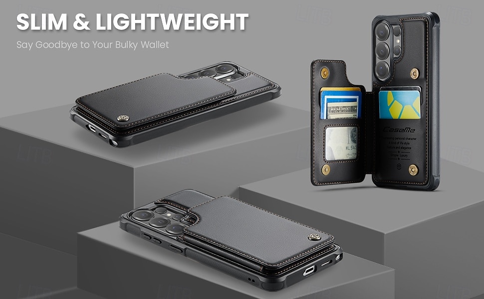 Phone Case For Samsung Galaxy S26 S26 Ultra Plus Wallet Case Flip Cover with Stand Holder Card Slot Shockproof Retro TPU PU Leather 2026 - $17.99 –P9