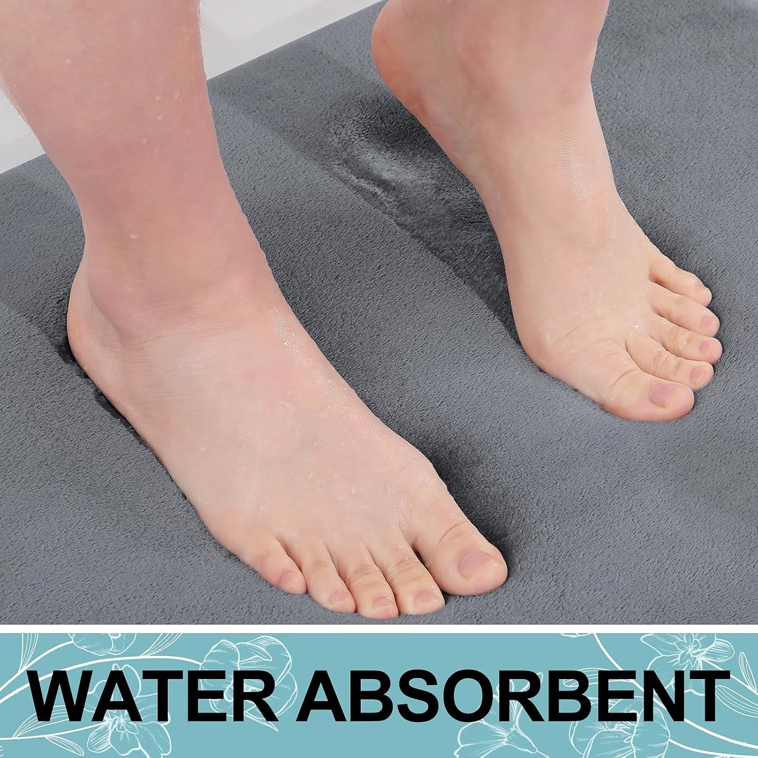 Memory Foam Bath Mat, Extra Soft and Absorbent Bathroom Mats, Non Slip Washable Carpet for Floor, Shower and Tub 2026 - $13.99 –P2