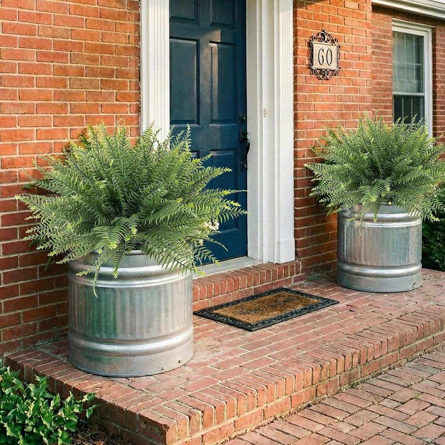 24 szt. sztucznych paproci do użytku na zewnątrz, odporne na promieniowanie UV, sztuczne krzewy paproci do ogrodu wewnętrznego, na werandę &wystrój zieleni na patio 2026 - $31.99 –P11