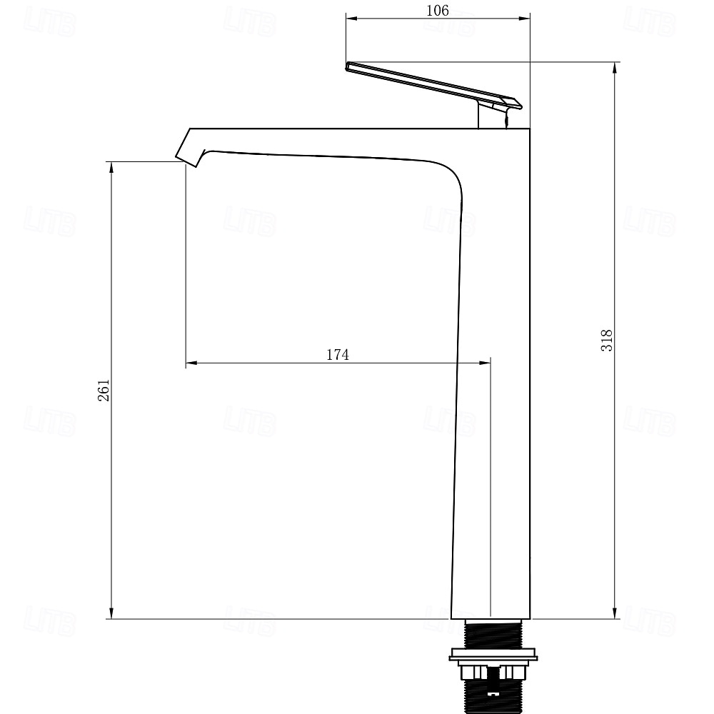 Rubinetto per lavabo da bagno - classico rubinetto da bagno monocomando a foro singolo galvanizzato color grigio gomma del 2026 a $234.79 –P2