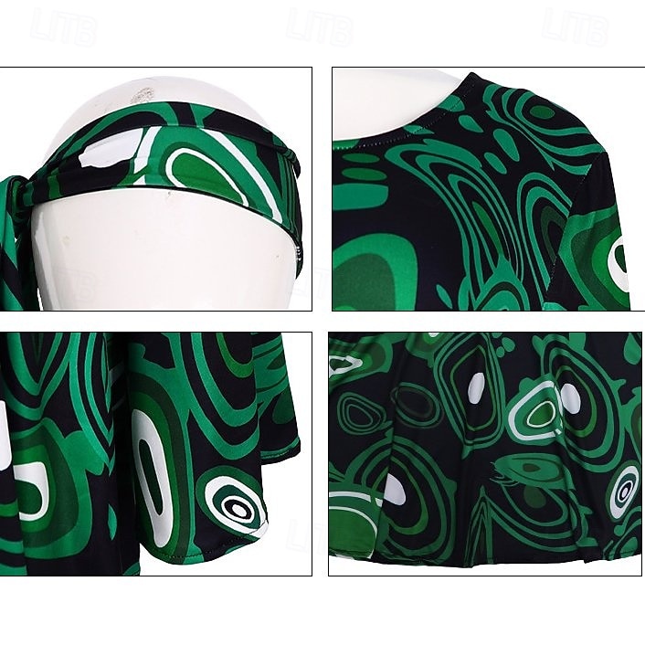 Set Retrò Vintage Anni '70 Blusa / Camicia Pantaloni Copricapo Lunghe Hippie Disco Geometrico Costume Per donna Halloween Carnevale Festival Musicale Festa a tema retrò Adulti Blusa Pantaloni del 2026 a $43.99 –P8