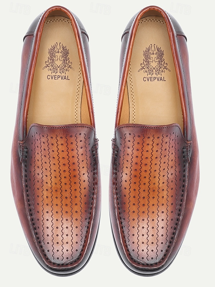 Chaussures habillées Oxford en cuir pour homme – élégantes et raffinées pour les mariages, les événements formels et les occasions spéciales, parfaites pour le marié et ses invités. de 2026 ? $89.99 –P8