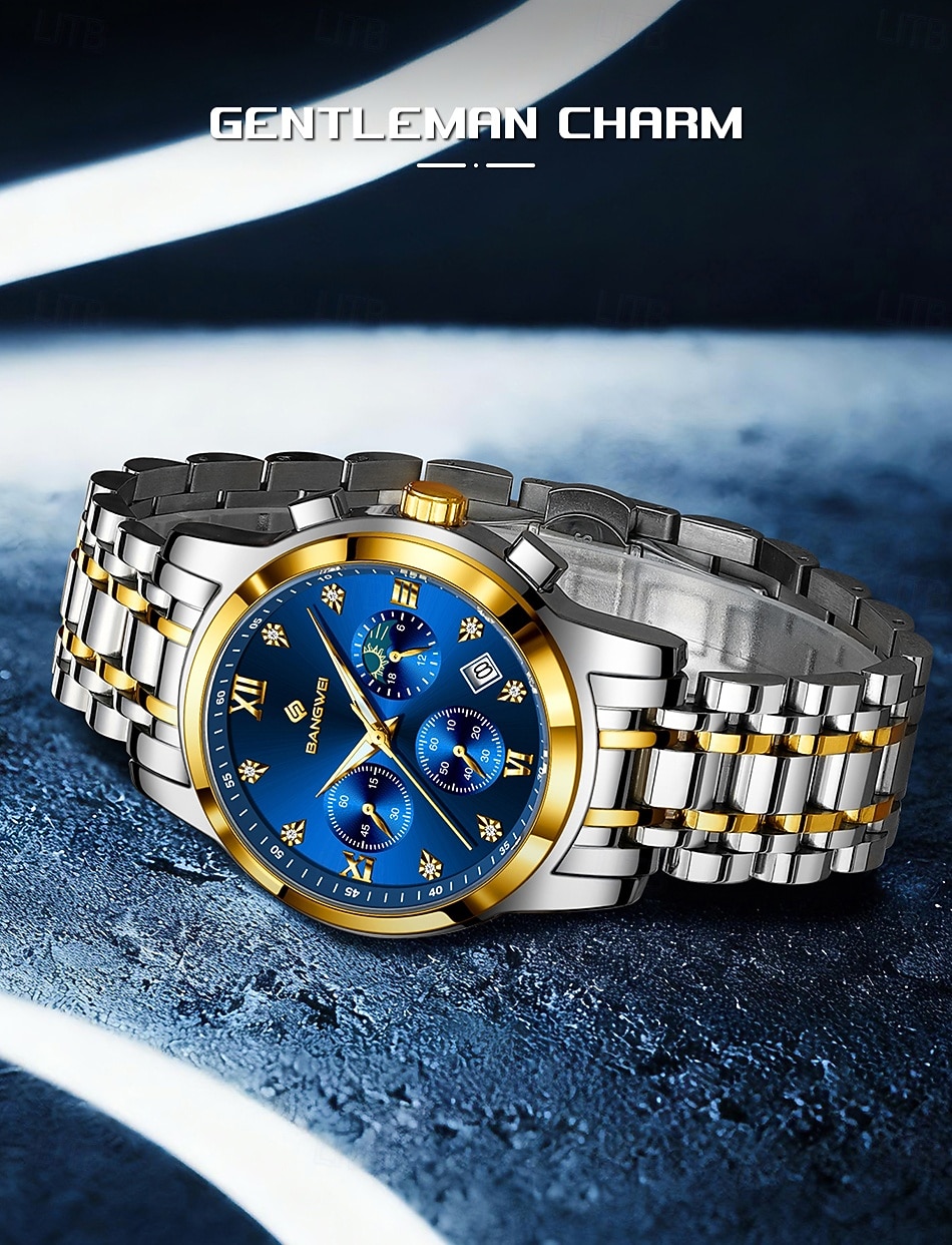 LIGE Men Quartz Watch Minimalist Luminous Stainless Steel Watch 2026 - $29.99 –P2