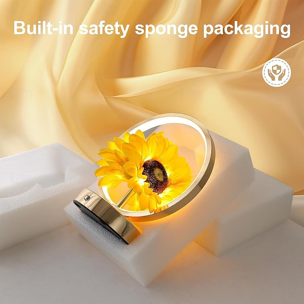 Sunflower Birthday Gifts for Women Mom,Sunflowers Flower Touch Lamp,Rechargeable Cordless 3 Way Dimmable Small Night Light for Living Room,Bedroom,Office Home Decor Thank You Gifts 2026 - $61.99 –P7