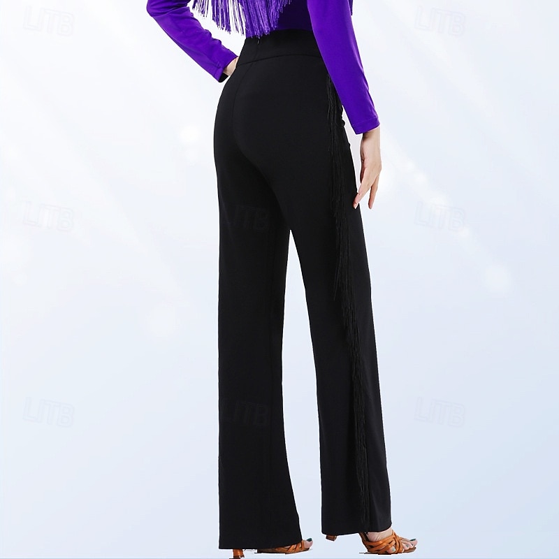 dambyxor med vida ben och strassfransar 2026 - $56.99 –P2