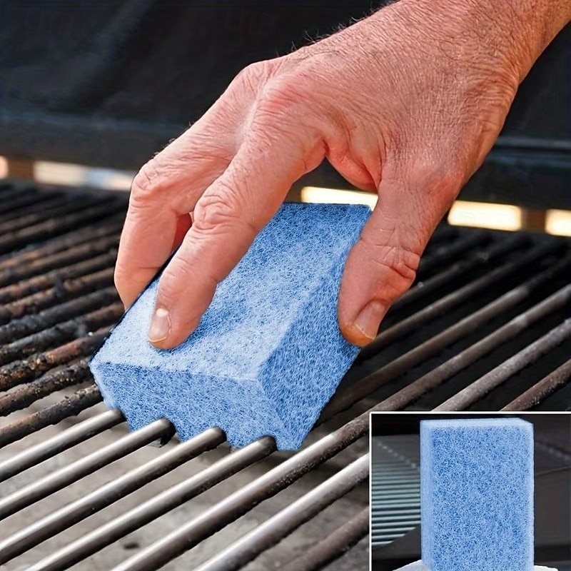 Набор из 8 прочных чистящих подушечек для барбекю - щетки без щетины для грилей, решеток для духовок и походной посуды - термостойкие щетки, устойчивые к царапинам, подходят для 2026 - $9.99 –P2