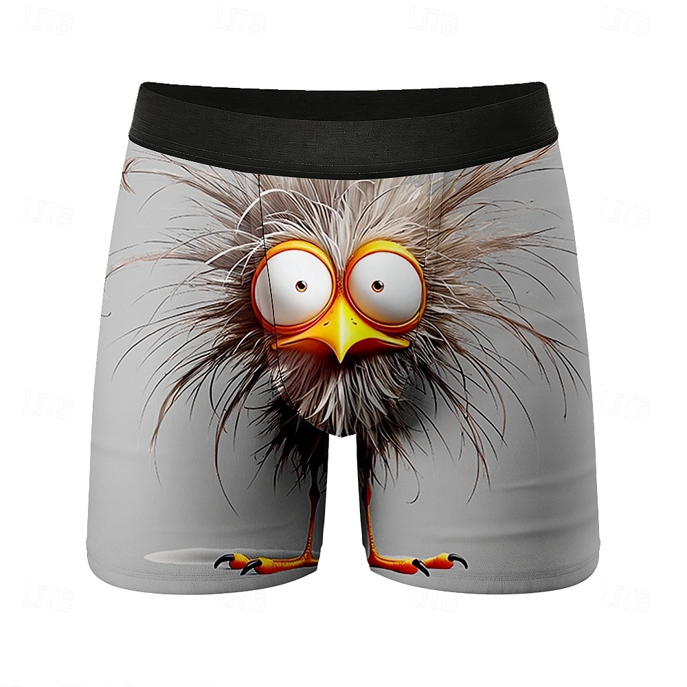 Per uomo Animale Cartoni animati Pulcino Boxer elasticizzati Costume nuoto a pantaloncino Pantaloncini da bagno boxer Divertente Casuale Casa Vacanza al Mare Fascia Elastica Traspirante Biancheria del 2026 a $16.99 –P5