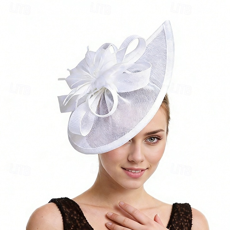 Fascinators Pluma Boda Cumpleaños Vintage Estilo lindo Retro Con Pluma Celada Sombreros 2026 - $17.49 –P3