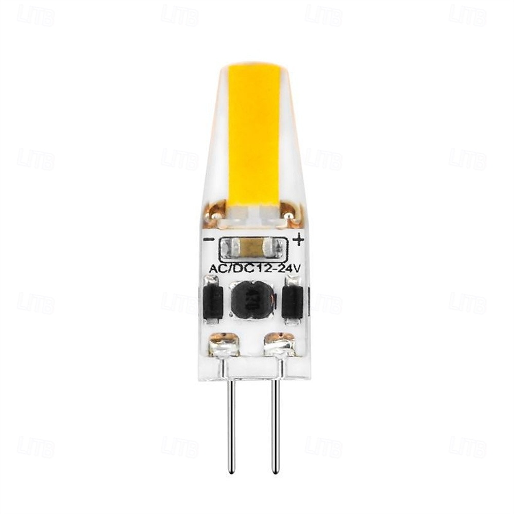 10 Stück G4 LED-Lampen, dimmbar, flackerfrei, AC/DC 12 V / 12–24 V, 2 W 3 W, 1505 COB-LED-Lampen, ersetzen herkömmliche Halogenlampen für Strahler und Kronleuchter. 2026 - $35.99 –P4